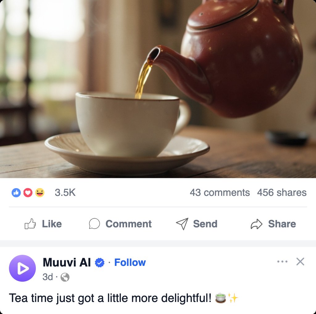 Spilling Tea Creative Facebook Post Video