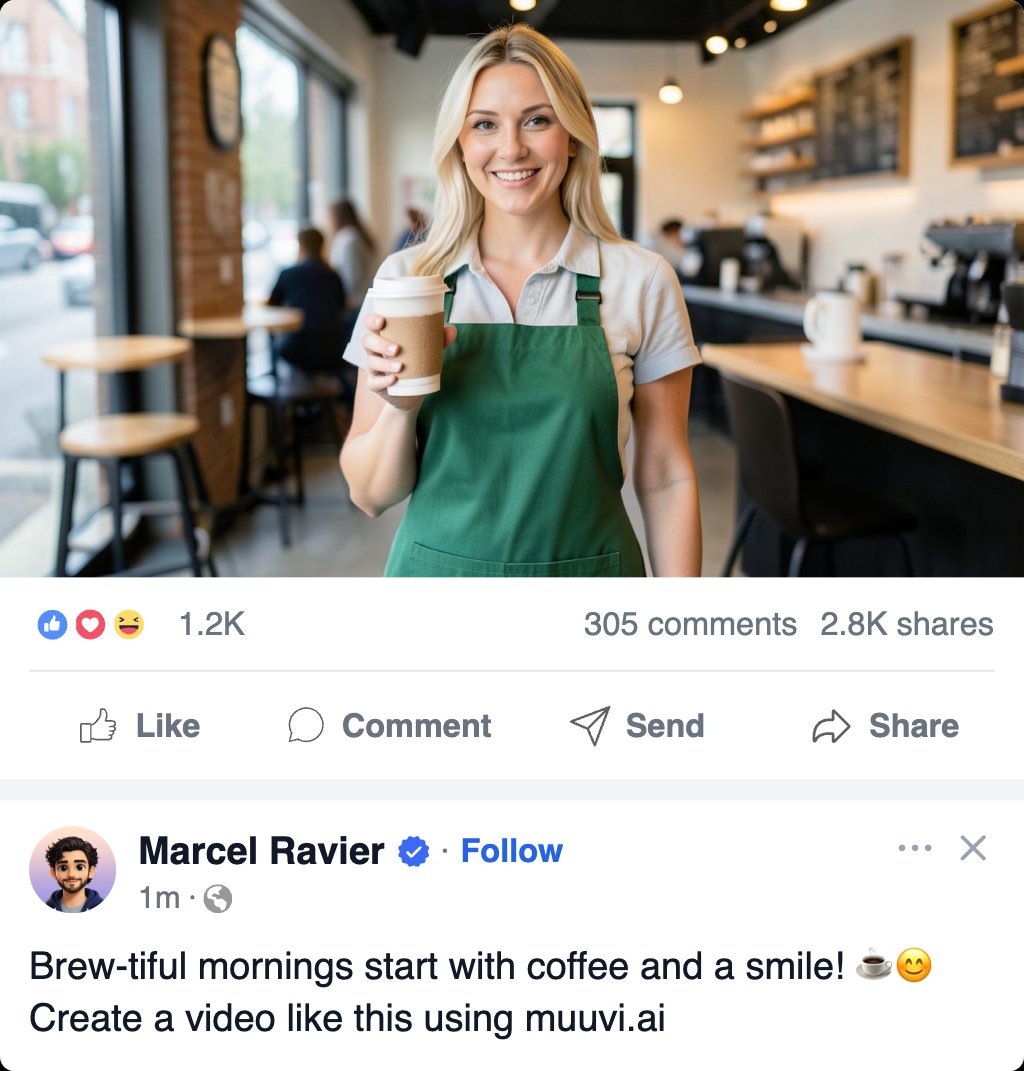 Coffee Break Facebook Popout Video Ad Template